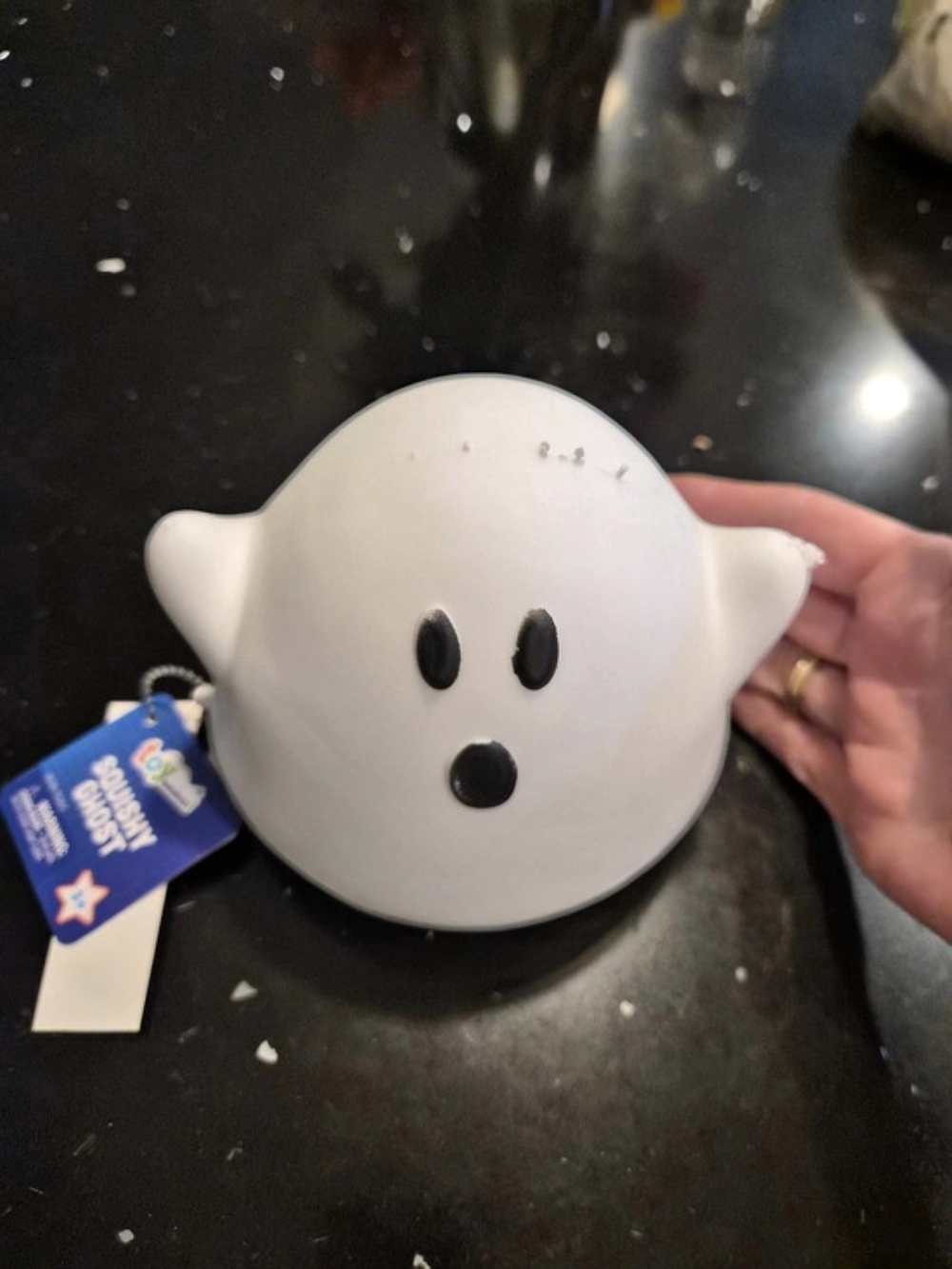 Toymendous Jumbo Squishy Ghost White & Black